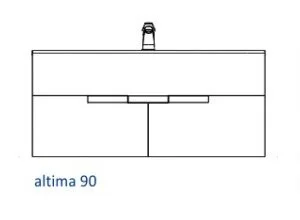 Тумба под раковину Eqloo Altima tumba_eqloo_altima_90_bel белый