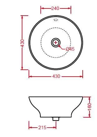 Раковина накладная ArtCeram Fuori TFL002 0100 белый