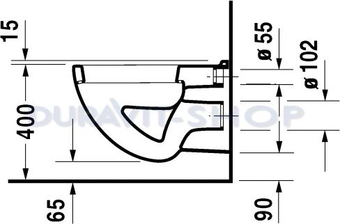 Подвесной унитаз Duravit D-Code 22100900002