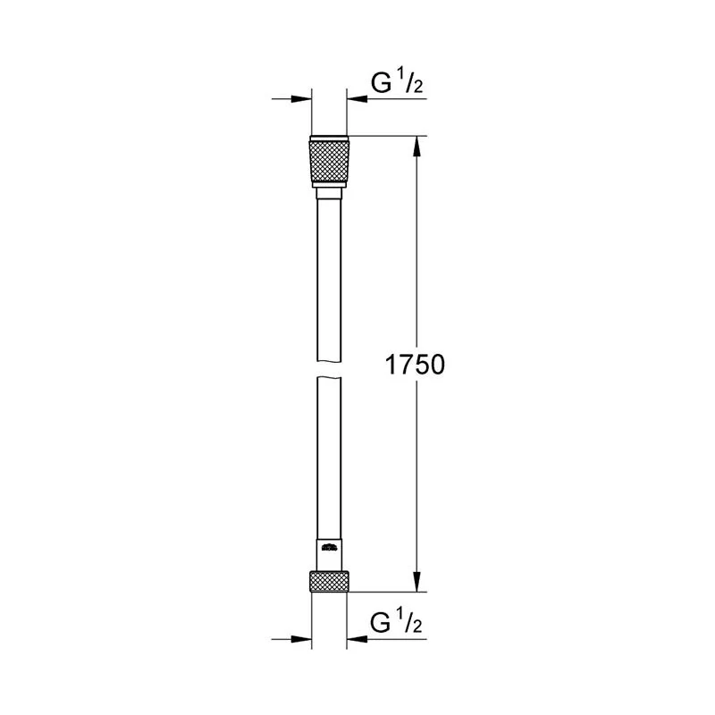 Душевой шланг Grohe 27506001 хром