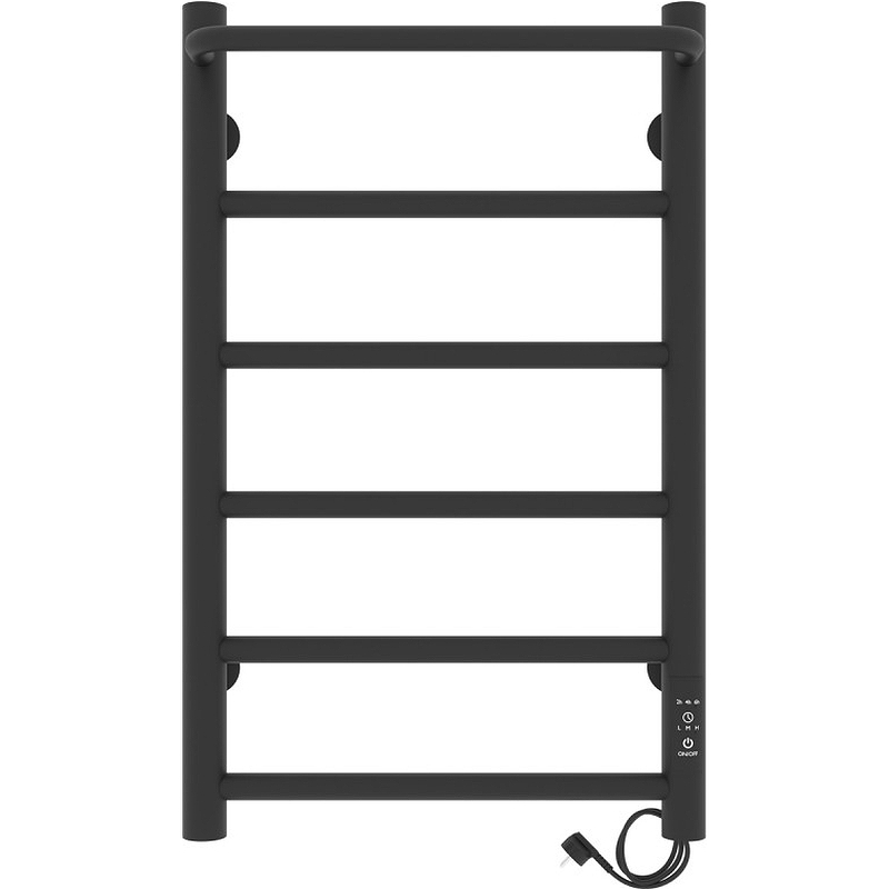 Электрический полотенцесушитель Laris Прайм ЧКЧ П6 400x600 R 73207593, черный муар