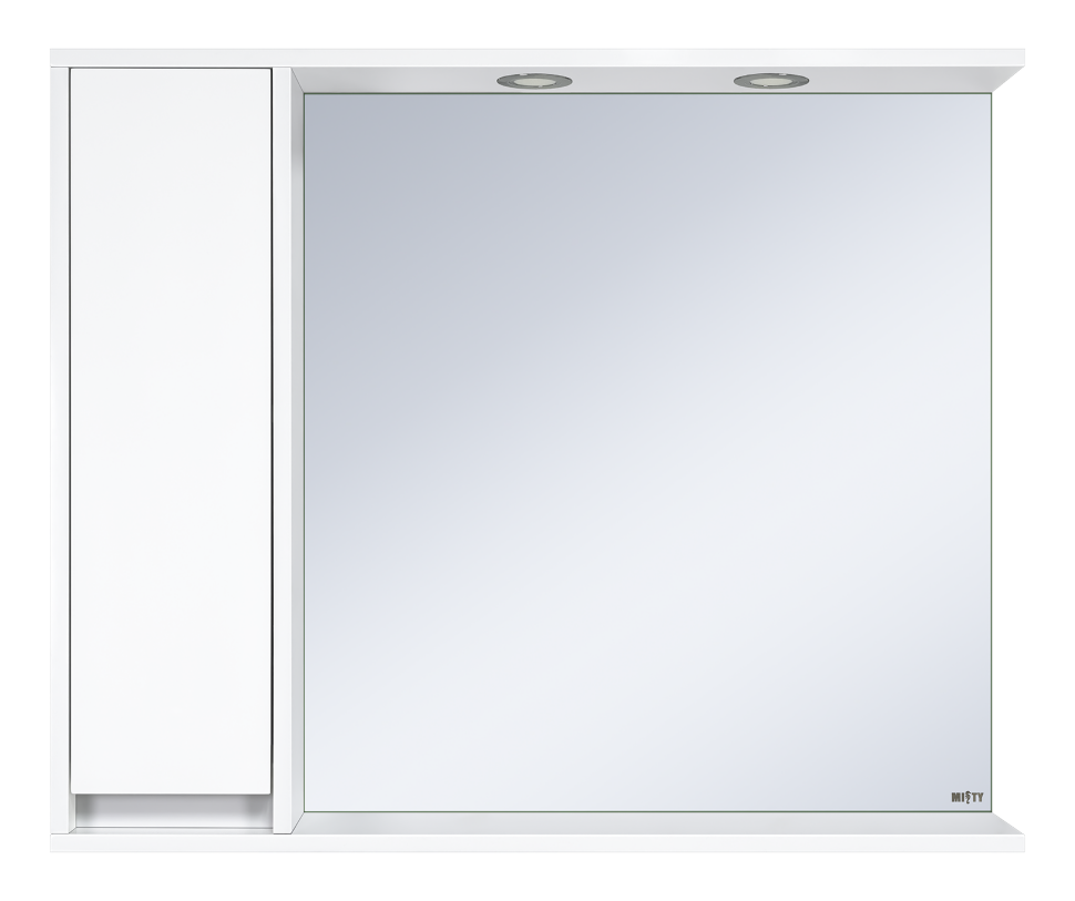Зеркальный шкаф Misty Алиса 100 Э-Али04100-01Л, левый, с подсветкой