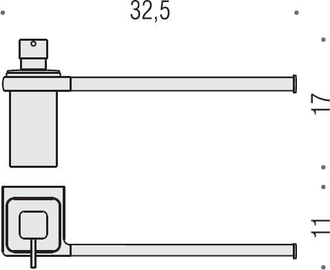 Дозатор Colombo Design Lulu B6274 хром