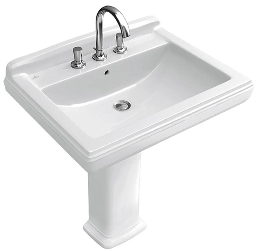 Раковина с пьедесталом Villeroy & Boch Hommage 710175R1 75x58 см