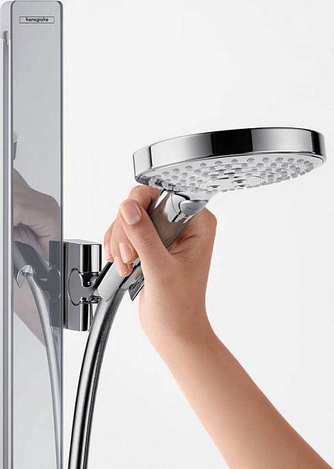 Душевая штанга Hansgrohe Unica 27645600 150 см хром чёрный