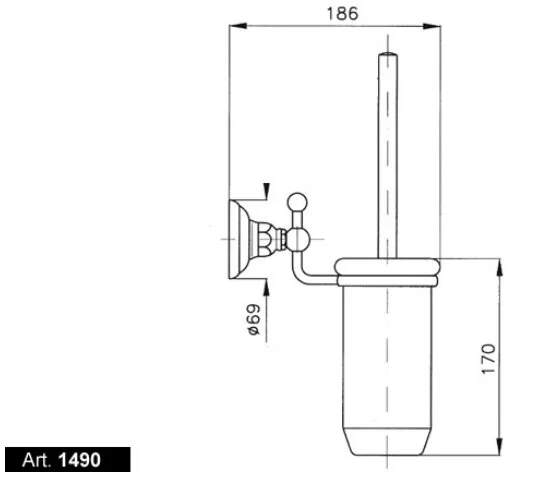 Ёршик Nicolazzi Classica 1490GO золото