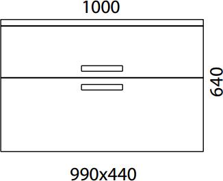 Мебель для ванной Edelform Forte 100 белая