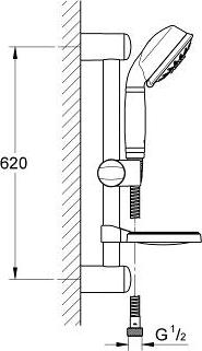 Душевой гарнитур Grohe Relexa Rustic 27141000