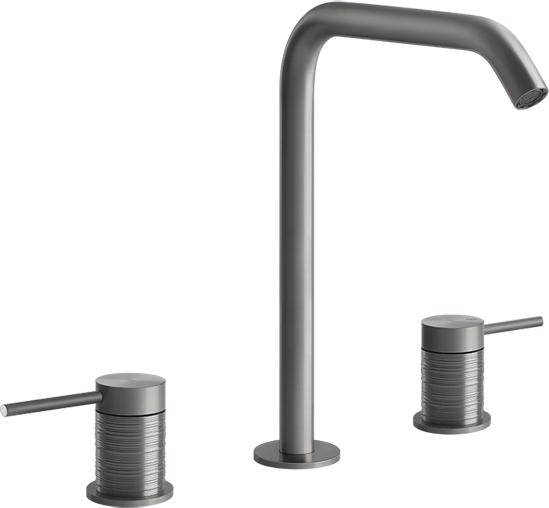 Смеситель для раковины Gessi 316 Trame 54311#239, steel brushed