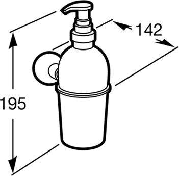 Дозатор для жидкого мыла Roca Superinox 815678001