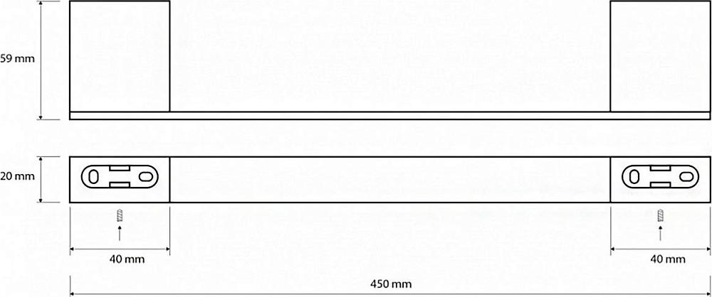 Держатель для полотенец Bemeta Via 135004022 (45 см) хром