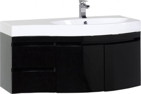 Тумба с раковиной Aquanet Опера 115 R 00212996 чёрный