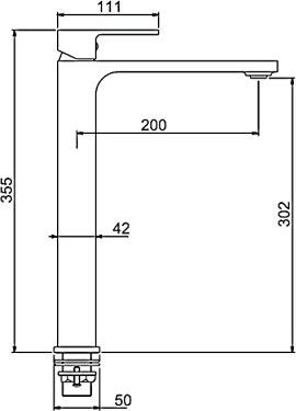 Смеситель для раковины Gappo G1083-2