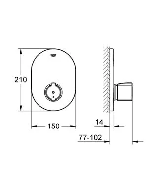 Смеситель для душа Grohe Grohtherm 19418000 хром