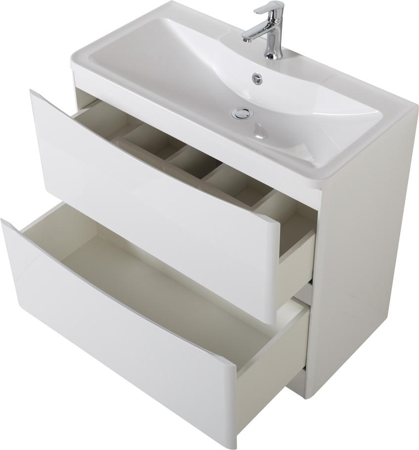 Тумба для комплекта 90 см BelBagno ACQUA-900-2C-PIA-BL bianco lucido