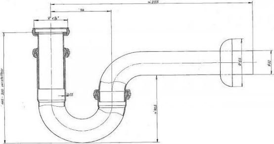 Сифон для раковины Ideal Standard A2305AA, хром