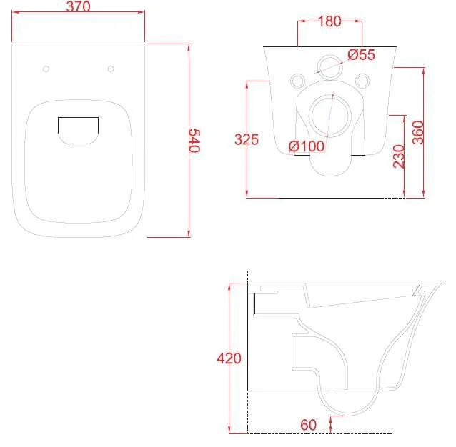 Подвесной унитаз ArtCeram Cow CWV001 0100, белый