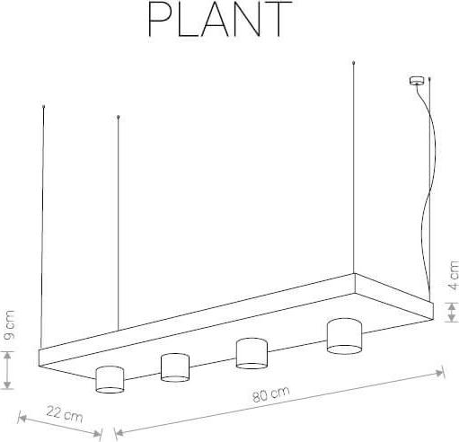 Подвесной светильник Nowodvorski Plant 9382