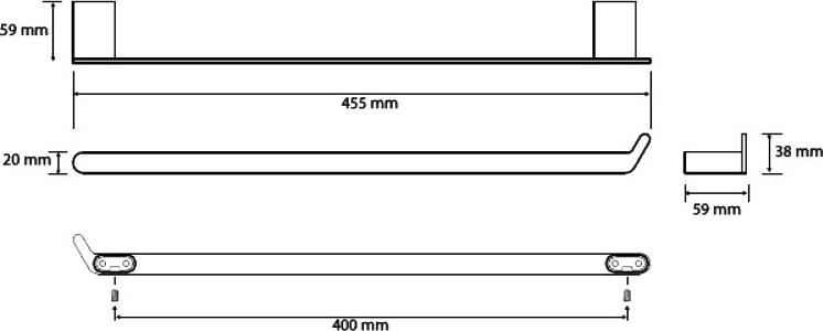 Полотенцедержатель Bemeta Organic 157104351