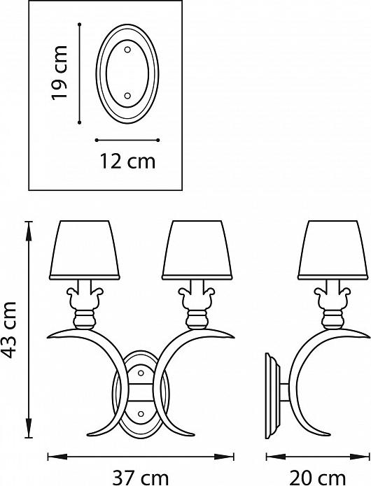 Бра Lightstar Antique 783621