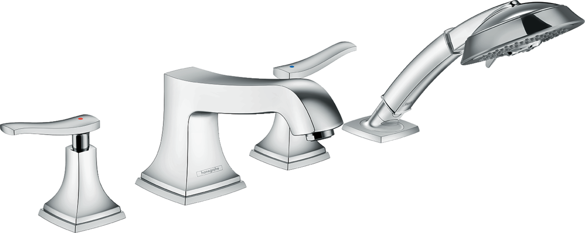 Смеситель Hansgrohe Metropol Classic 31441000 на борт ванны