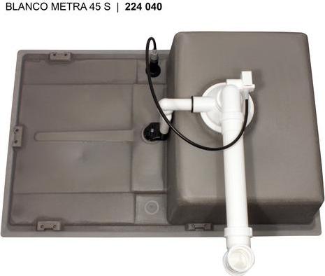 Кухонная мойка Blanco Metra 45 S Compact 525913 чёрный