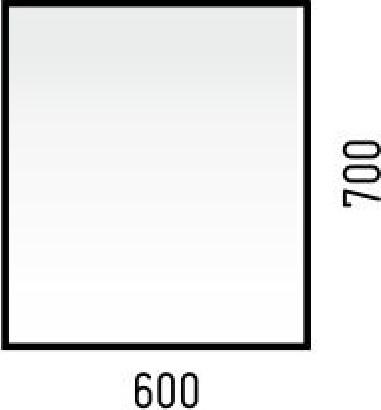 Зеркало Corozo Алиот SD-00000604 Белое