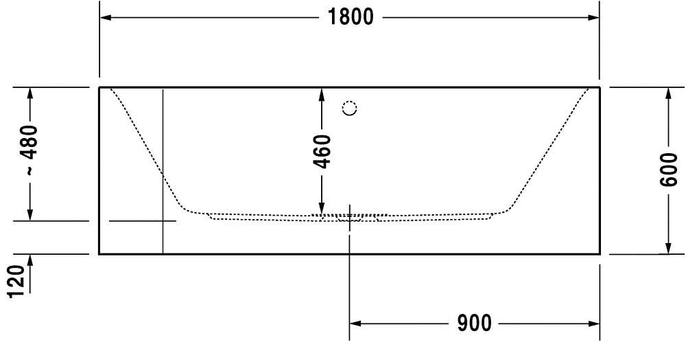 Акриловая ванна Duravit Happy D.2 180Х80 700317000000000