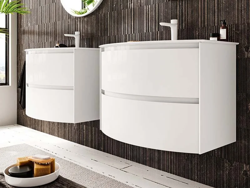 Тумба под раковину Berloni Bagno Way Round WARBS2CED4C 111 белый