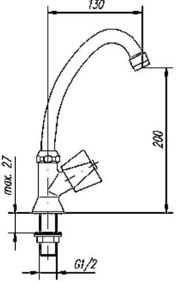 Кран Mofem Evrosztar 146-0001-01 хром