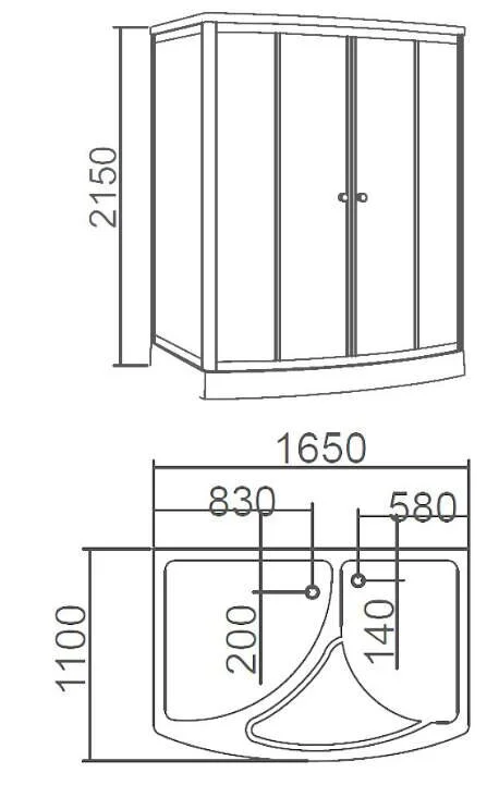 Душевая кабина Cerutti Spa CT8342