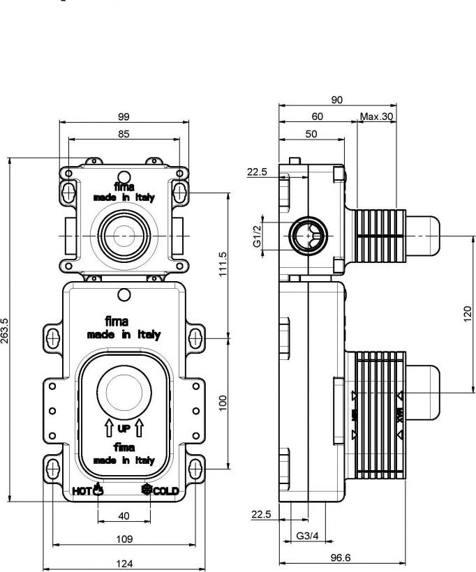 Скрытая часть Fima CF F2461