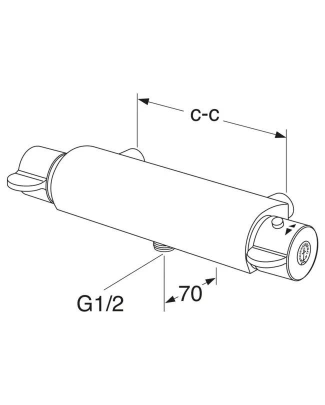 Смеситель для душа Gustavsberg Nordic GB41215604 хром