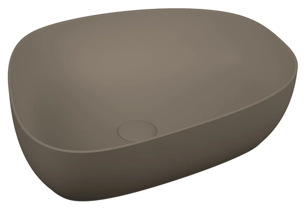 Раковина накладная VitrA Outline 5991B450-0016 серый