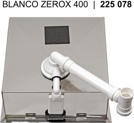 Кухонная мойка Blanco Zerox 400-U 521558 нержавеющая сталь Durinox