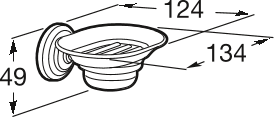 Мыльница Roca Carmen 817005001