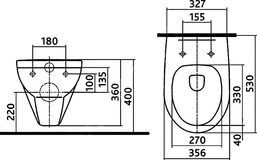 Подвесной унитаз IFO Orsa 413100500 RP413100500