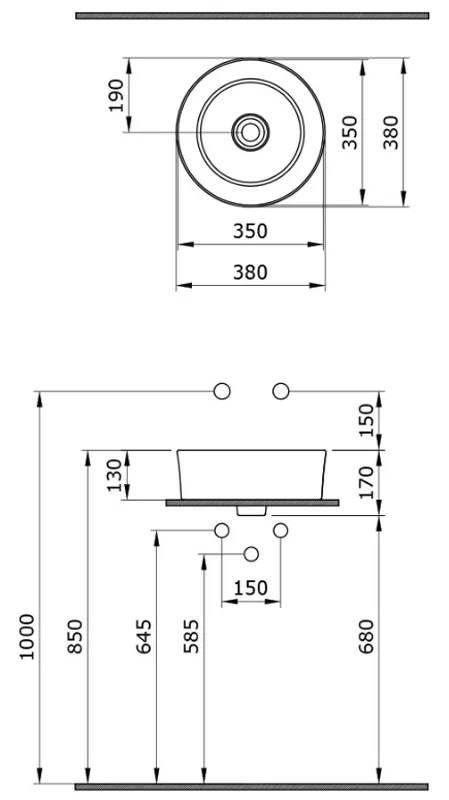 Раковина накладная Bocchi Vessel 1174-032-0125 розовый