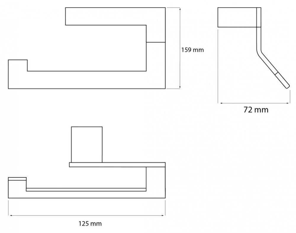 Держатель туалетной бумаги Decor Banyo SS 304 SS304 007 хром