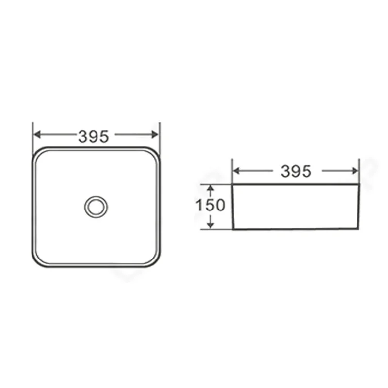 Раковина накладная Point Омега PN43903 белый