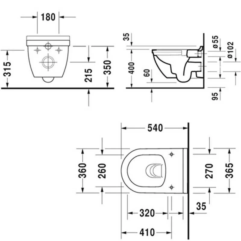 Инсталляция Grohe Rapid SL c безободковым унитазом Duravit Starсk 3 45270900A1, крышка микролифт, клавиша хром, комплект