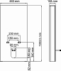 Инсталляция для биде WasserKRAFT Naab 86BDT.050.BL, черный