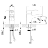 Смеситель для раковины Lemark Pramen LM3306C хром