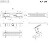 Душевой трап AM.PM PrimeFlow W02SC-P11-040-01SB хром матовый