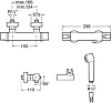 Смеситель для душа Roca Moai-T 5A1346C02