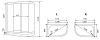 Кабина душевая Timo Eco TE-0702PR