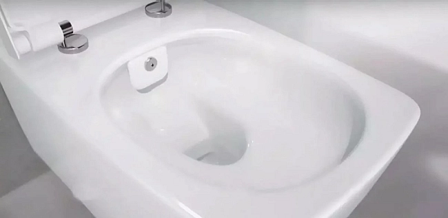 Подвесной безободковый унитаз Vitra Shift, функция биде, крышка микролифт, белый, для установки под смеситель в стене, 7742B003-0559/191-003-009