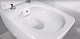Подвесной безободковый унитаз Vitra Shift, функция биде, крышка микролифт, белый, для установки под смеситель в стене, 7742B003-0559/191-003-009