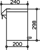 Мусорное ведро Keuco Plan 04988 хром