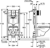 Инсталляция с унитазом и клавишей с сиденьем микролифт Grohe Solido Ceramic 39398000